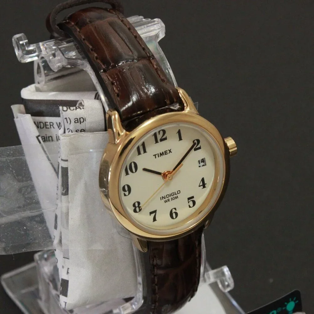 Easy Reader Retro Design Ladies Quartz Watch With Indiglo By Timex 25mm - Picture 2 of 12